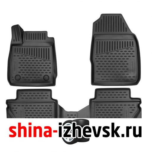 Коврик Autofamily коврики 3D в салон для FORD Fiesta, 2015- , 4 шт. ) в Ижевске